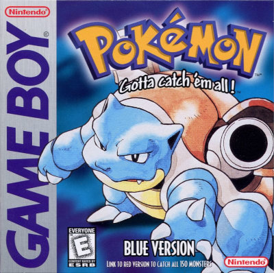 pokemon blue clean cover art
